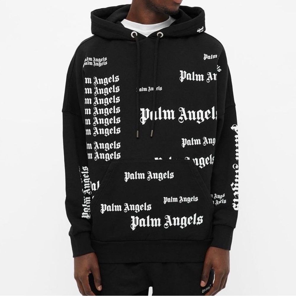 BRAND NEW Palm Angels multi logo oversized hoodie